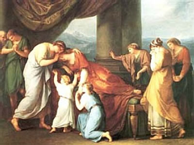 Morte de Alceste - Sacrifício feito para salvar o seu amado